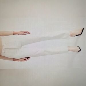 AGOLDE High Rise Straight Jeans in White
